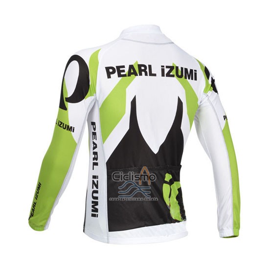 Pearl Izumi Ropa Ciclismo Culotte Largo 2013 Hombre Mangas Largas Blanco y Verde